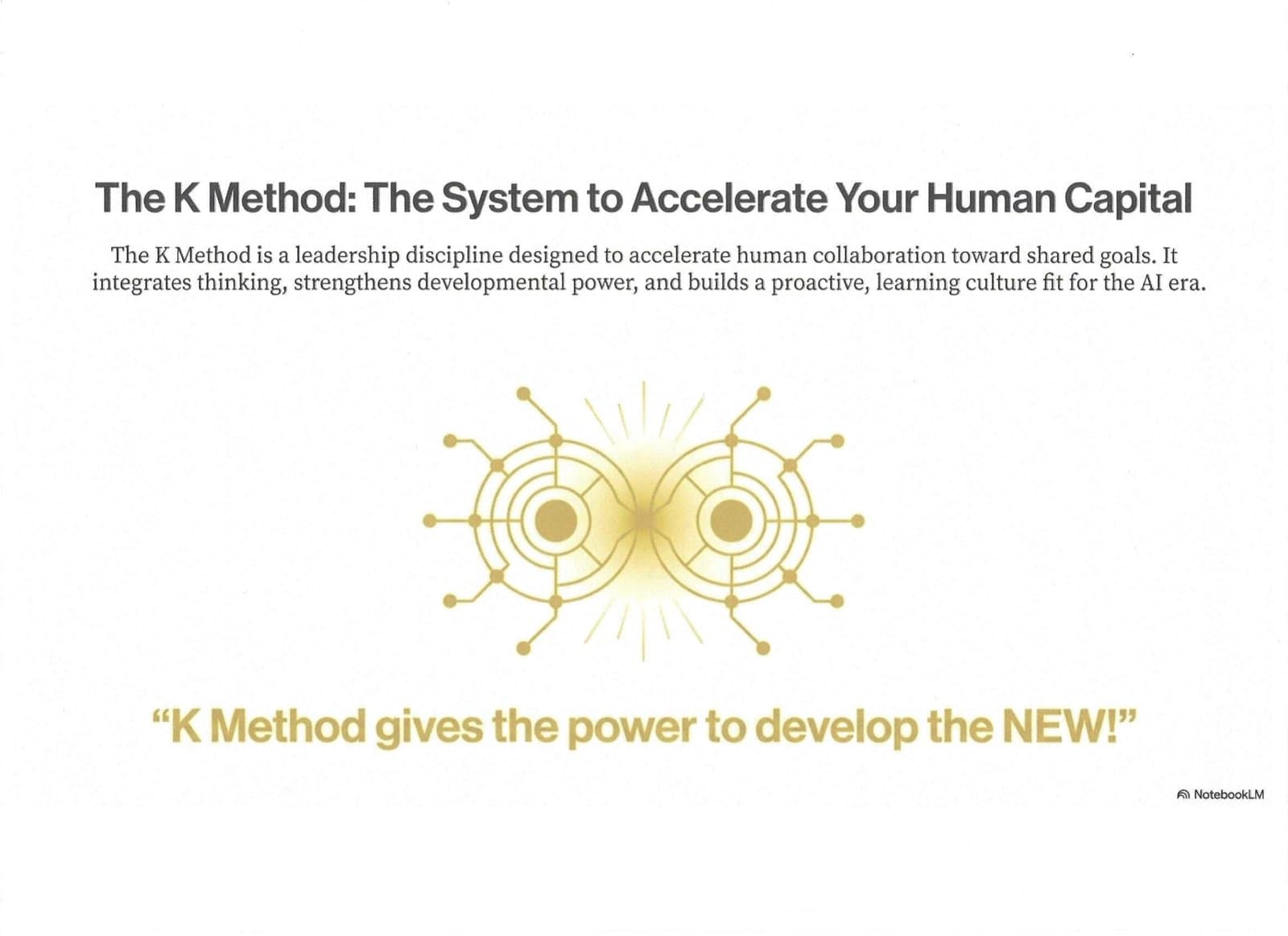 The K Method: The System to Accelerate Your Human Capital